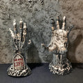 Devil's Hand Halloween Decoration Ornaments, Horror Atmosphere Decoration, Outdoor Garden Decoration Resin Statue, Easter Gift Qme Style A