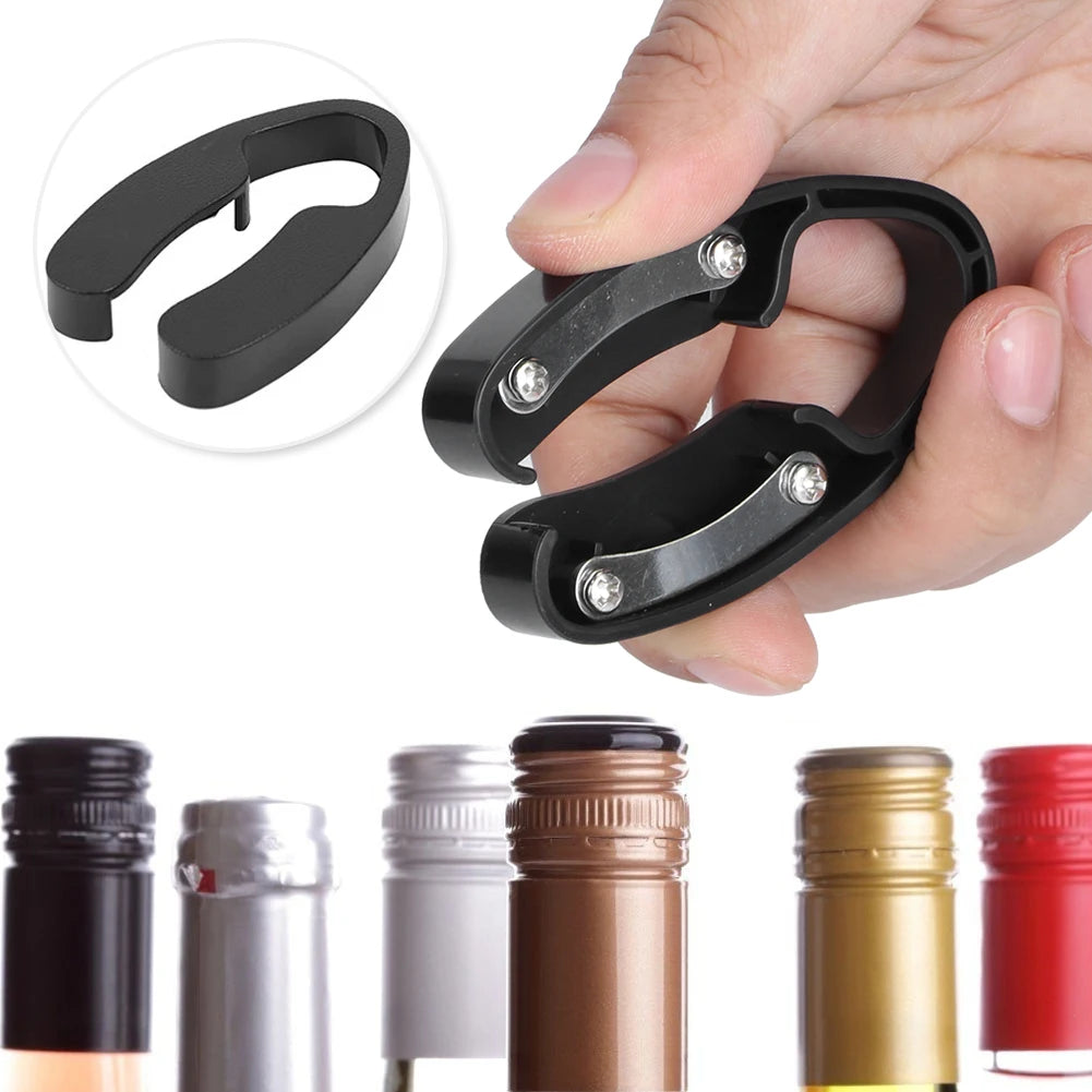 Wine Bottle Foil Cutter Easy Foil Paper Remover Stainless Steel Blade Opener Tool for Wine Bottle Tin Wrapper Kitchen Bar Qme