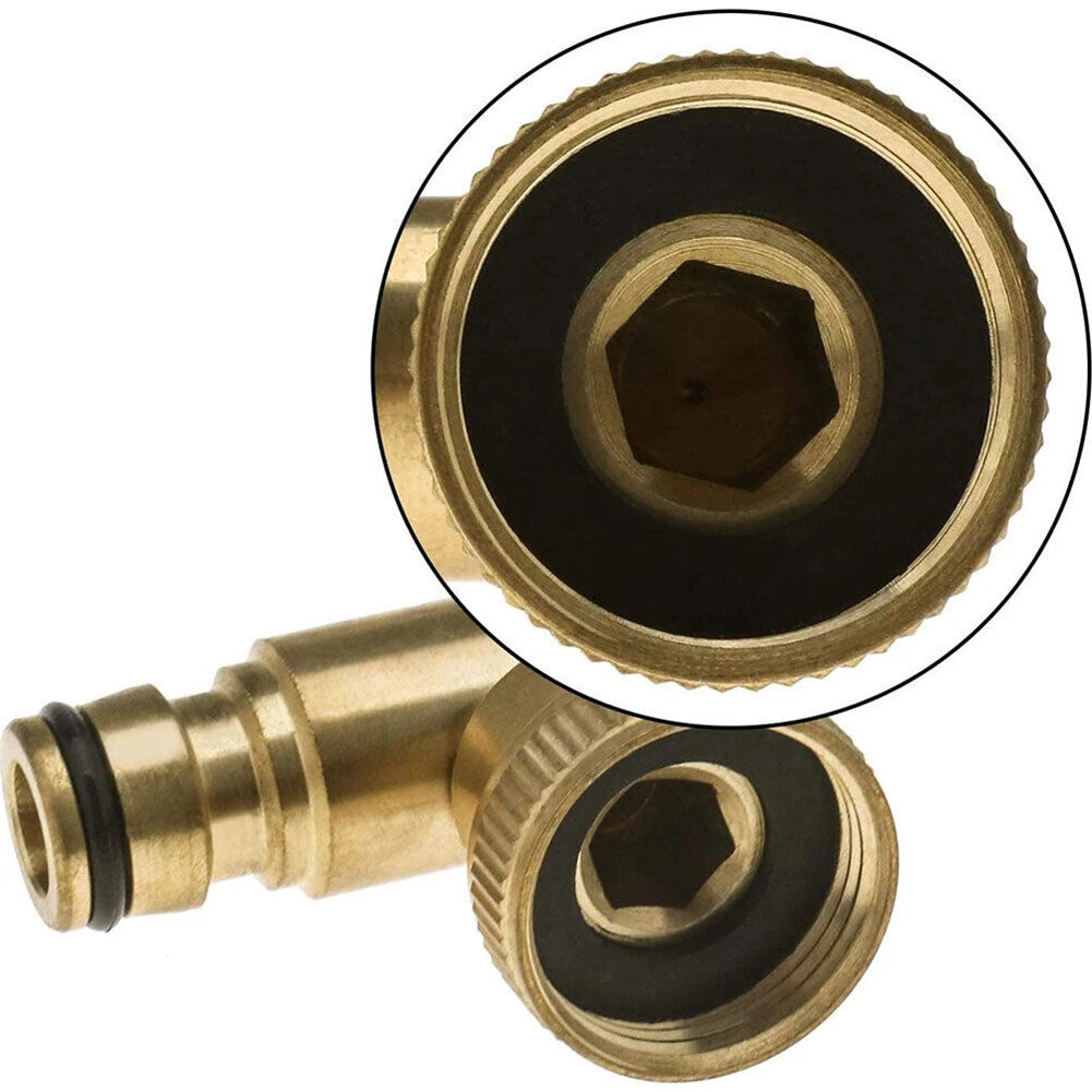 Hose Reel Swivel Elbow Quick Connector Garden Hose Tap Converter For Hoselock Plug 3/4in BSP Females Qme