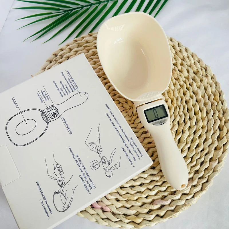 Kitchen Digital Food Measuring Spoon Scale Pet Food Measuring Spoon Scale Suitable For Cat And Dog Food Measuring Flour Spoon ﻿ Qme