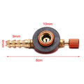 Flat Tank Liquefied Cylinder Outdoor Safe Charging Inflatable Valve Qme Red