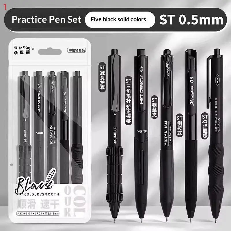 Gel Ink Pens Fast Dry Smoothly Write Journals Notes Business Papers Qme 1 Black