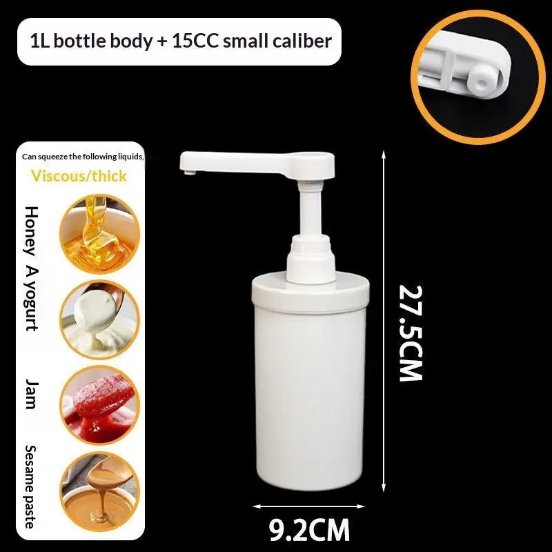 Food Grade Plastic Multipurpose Syrup Dispenser Detachable Design Accurate Pump For Cafe Milk Tea Shop Home Bar Qme B1
