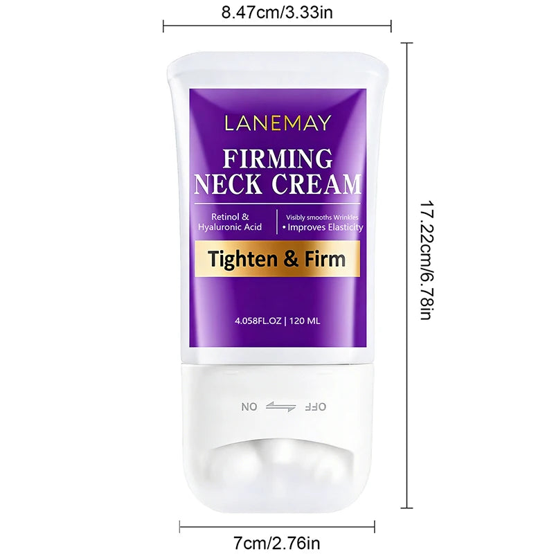 Retinol Double Roller Massage Neck Texture Cream Moisturizing Deeply Qme