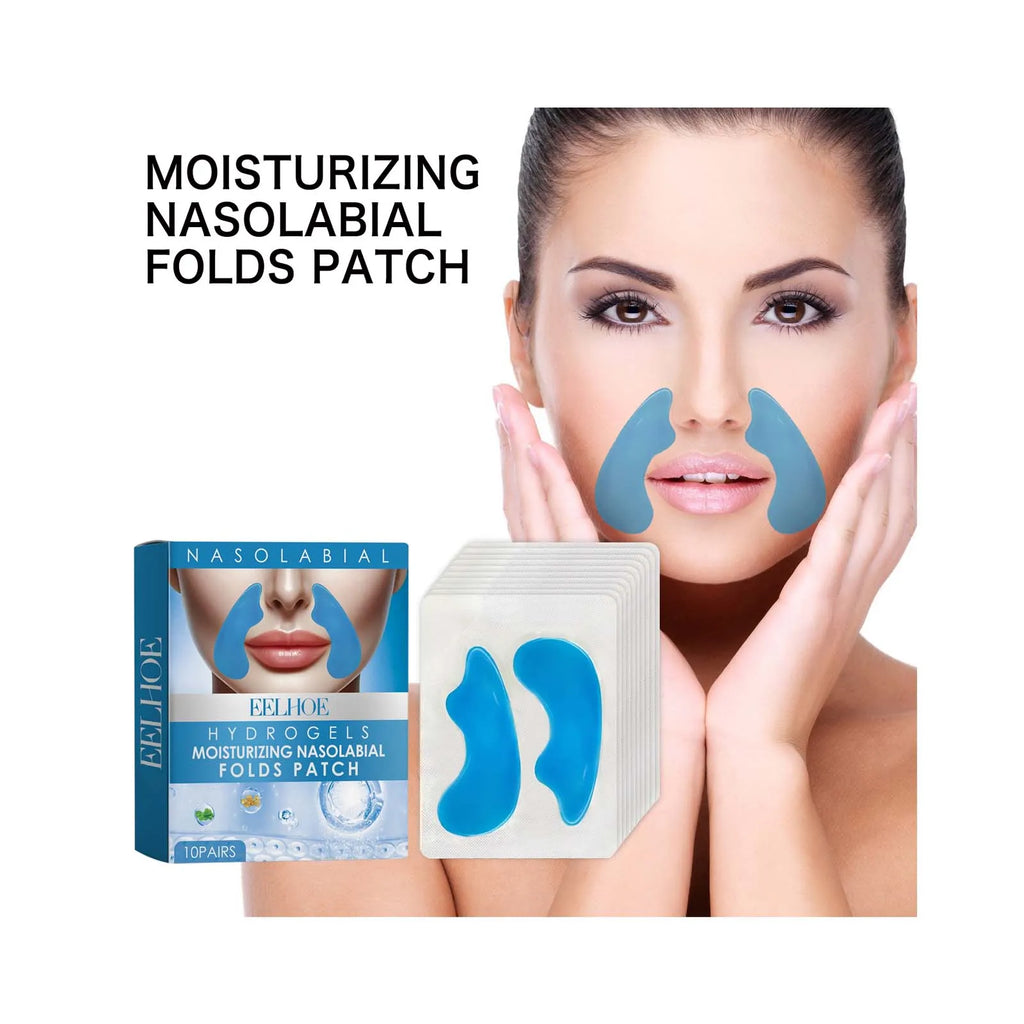 Moisturizing Nasolabial Folds Patch Lifting Firming Fade Fine Lines Facial Skin Moisturizing Hydrating Smile Lines Gel Patches Qme