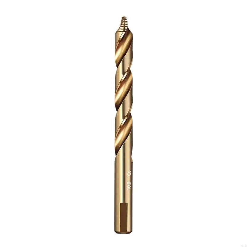 Straight Step Drill Bits Hole Cutter Stainless Steel Electric Power Qme 10mm