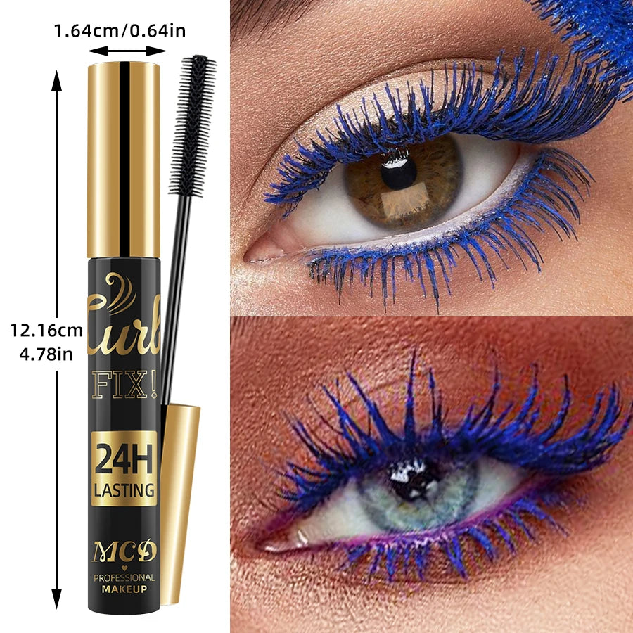 5D Waterproof Mascara Vibrant 9 Color-lasting Curl Ink Formula Qme