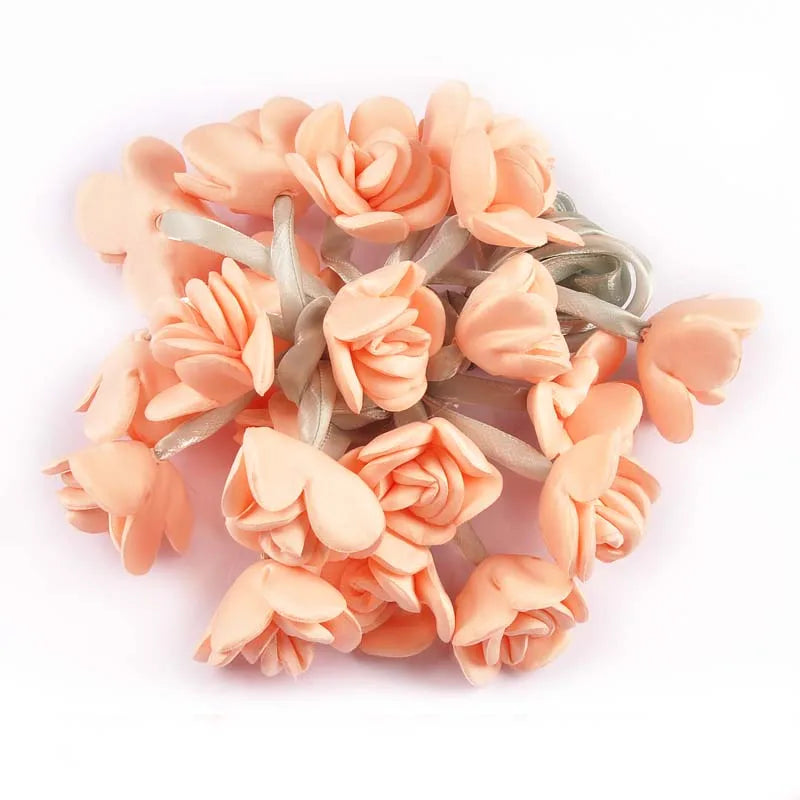 2pcs Length 44cm Rose Hairband Female Pony Edge Clip Line Ribbon Personalized Decorative Accessories Double Ponytail cp3827 Qme 2pcs cp3827-4