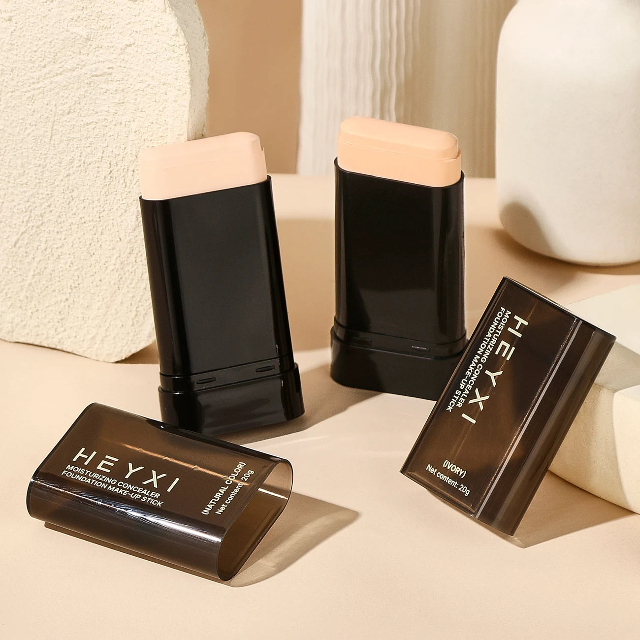 Foundation Make-up Stick Concealer Matte Surface All Skin Types Qme