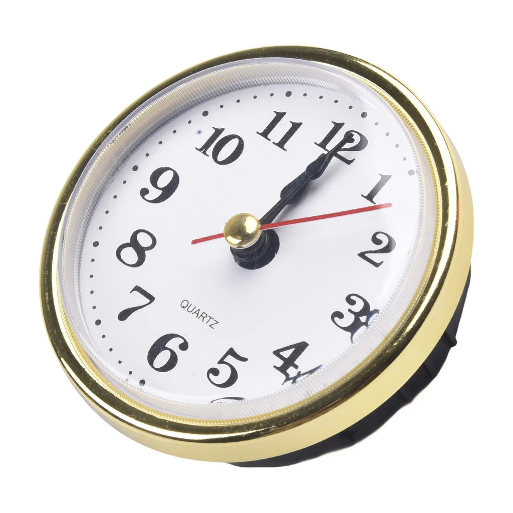 Clock Inserts Quartz Clock Inserts Gold Arabic Numbers Movement Replacement For Clock High-Quality Plastic+metal Qme