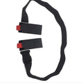 Ski Shoulder Carrier Strap Adjustable Ski Strap & Pole Carrier Portable Ski Holder Straps Skiing Accessories Qme Black 1Pc