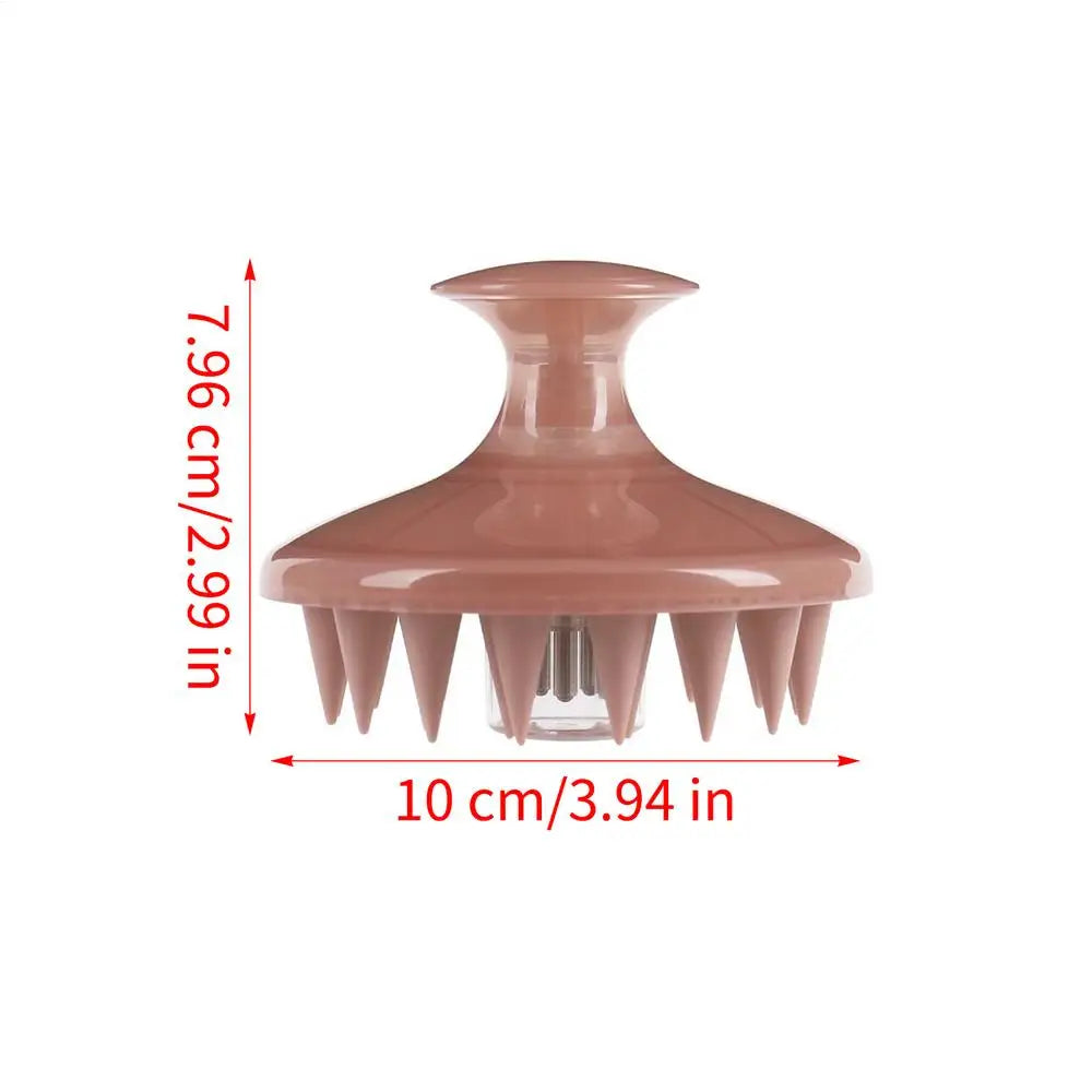 Silicone Scalp Massager Shampoo Brush Hair Stimulator Brush Bath Massage Brush Scalp Massager Hair Shower Brush Qme 01 CN
