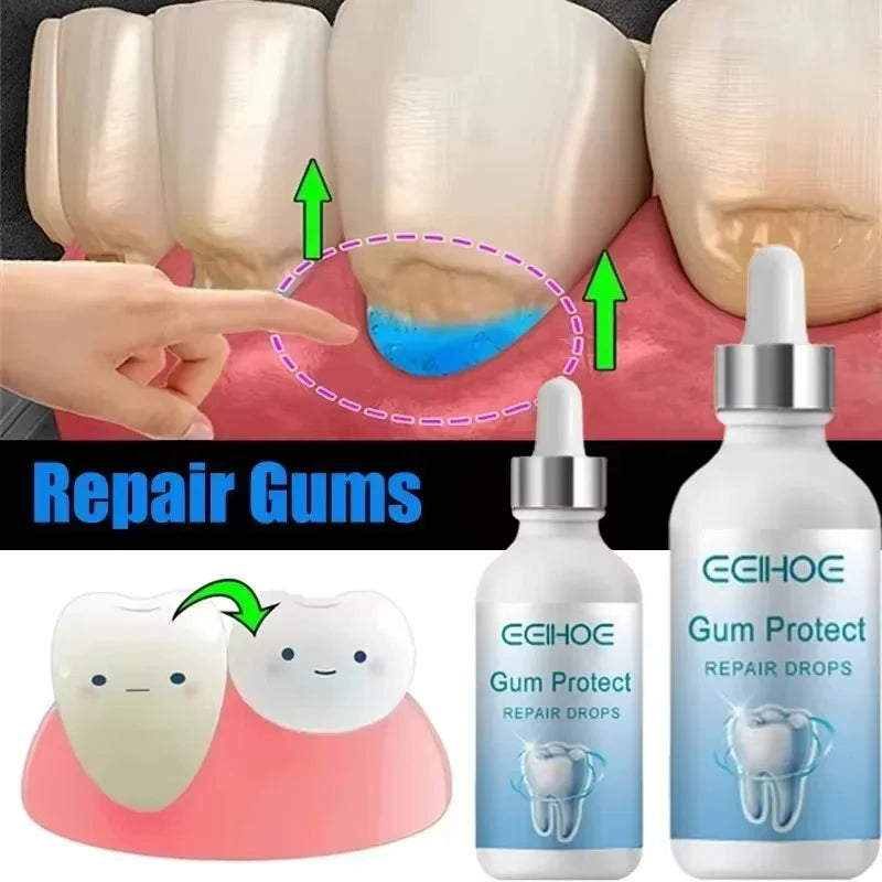Teeth Care Gel Oral Care Gentle Gum Soothing Gel Fresh Breath Clean Travel Size Tooth Damage Serum Toothpaste Relieve Qme