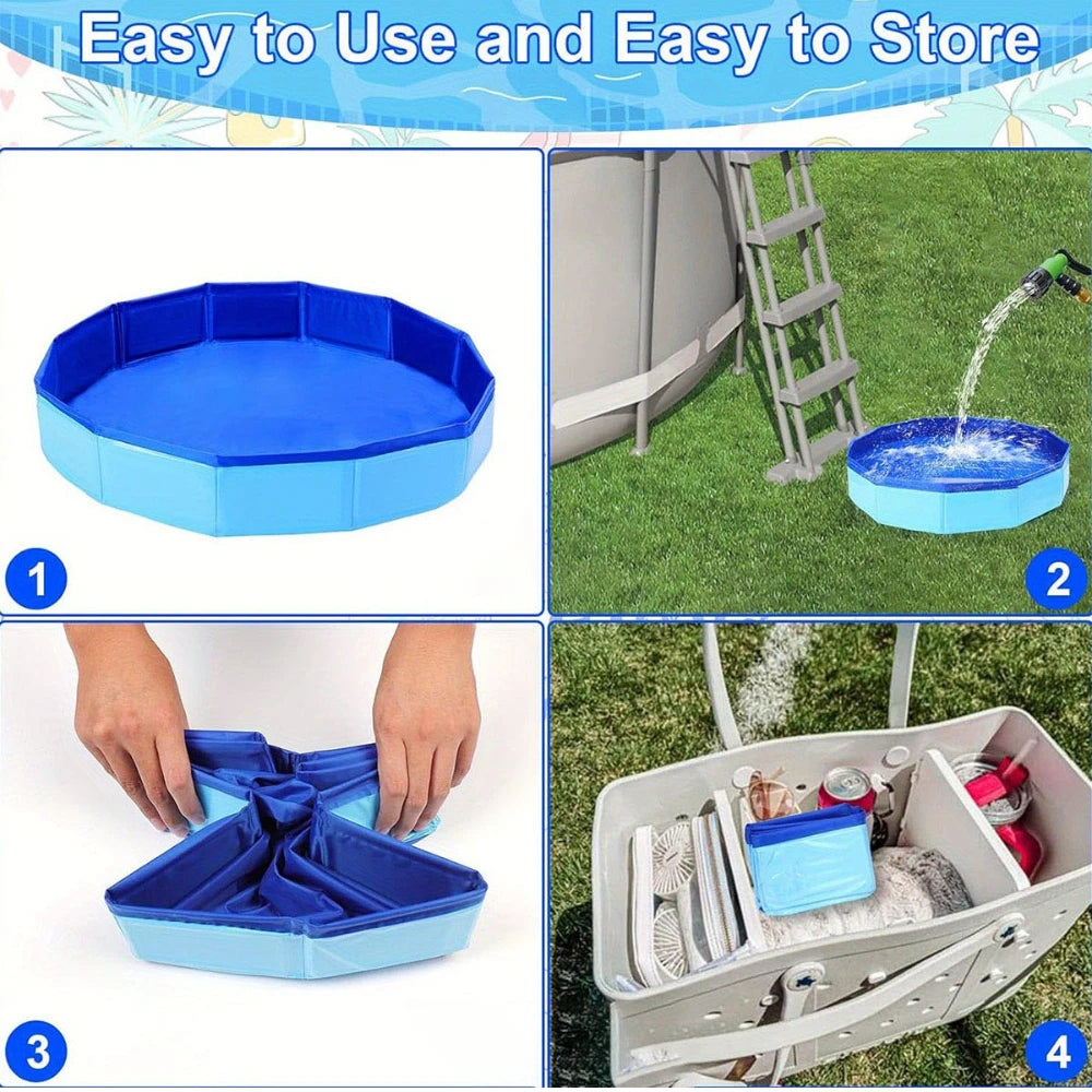 Outdoor Portable Sand Box for Kids Foldable Sandbox for Summer Sand & Water Table Beach Toys for Boys Girls Swimming Pool Qme