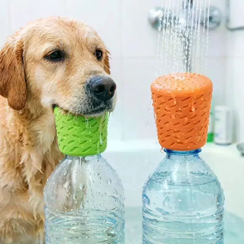 Silicone Portable Pet Shower Head Outdoor Cat And Dog Shower Cleaning Supplies Portable Pet Shower Shower for Grooming Qme
