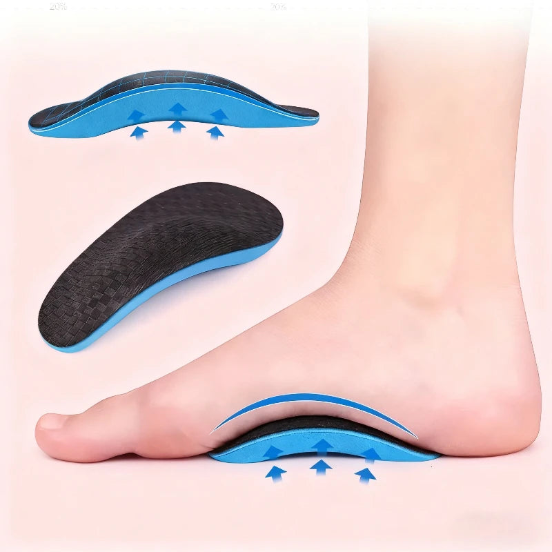 1 Pair EVA Arch Support Half Cushions Non Slip Cushion Flat Feet Qme