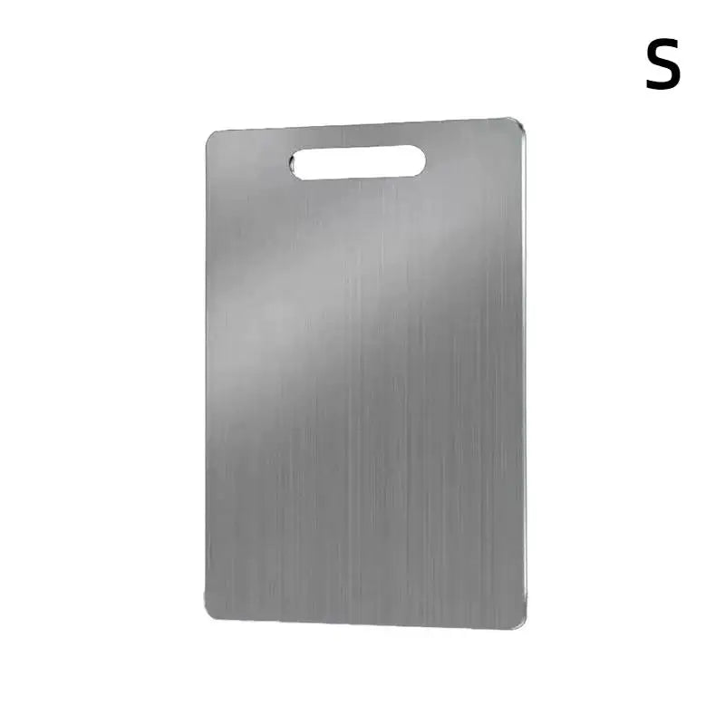 Stainless Steel Double Sided Cutting Boards Perfect Everyday Cooking Qme Silver A