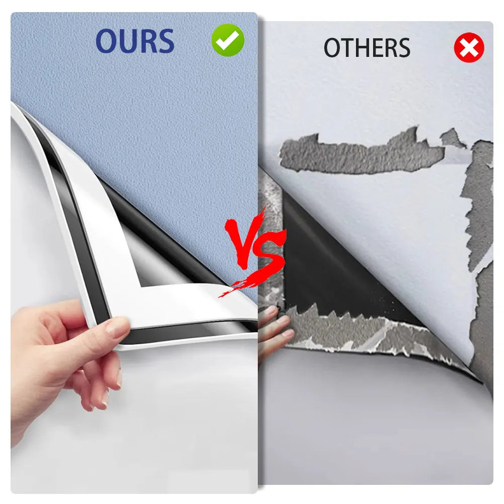 Magnetic White Board Sticker Removable Wall Dry Erase Board Whiteboard Stick on Wall for Teaching Training Office and Home Use Qme