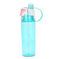Portable Sports Spray Water Bottle Leakproof Shockproof Drinking Cup Qme Blue