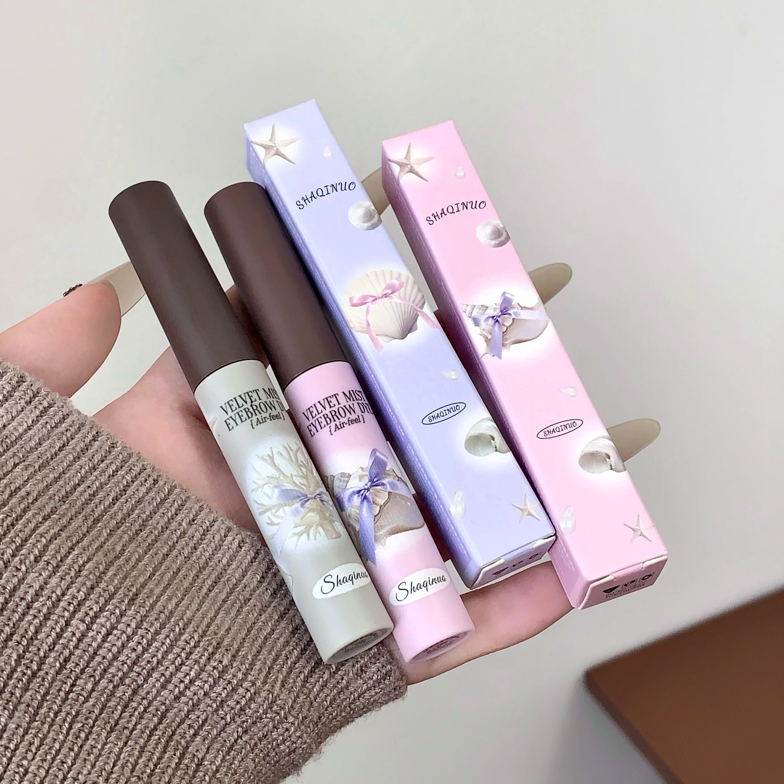 Cute Natural Mist Eyebrow Enhancer Dye Gel Tint Mascara SHAQINUO Long Qme