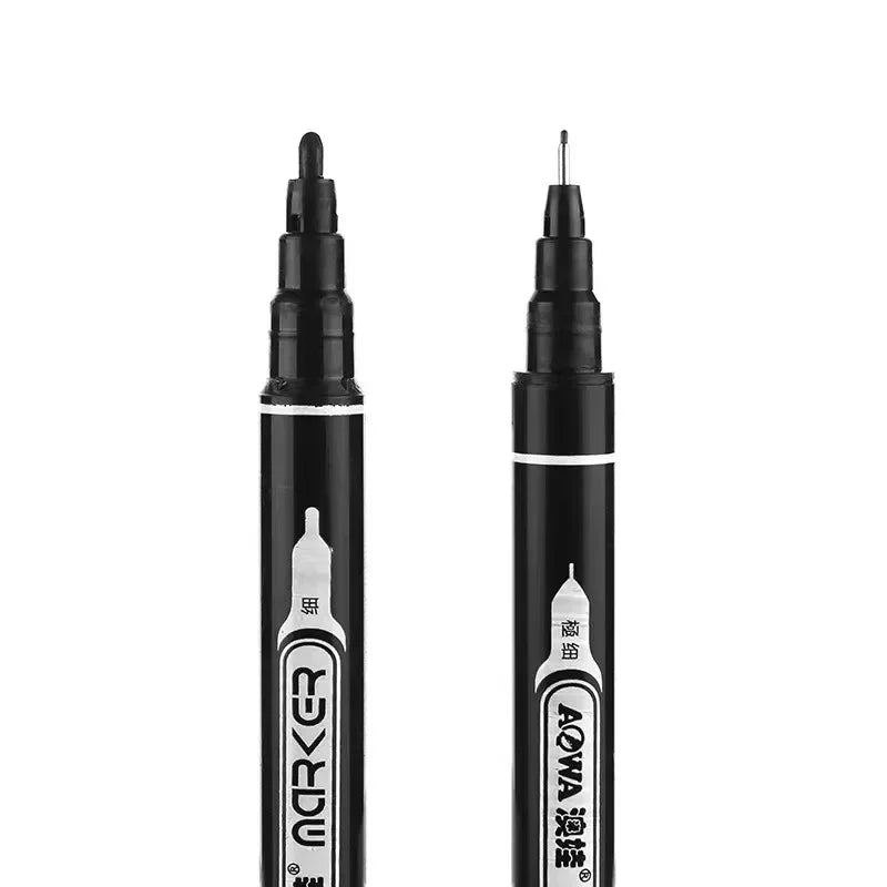 5/10Pcs Double Headed Marker Pen Oil Quick Drying Marker Pen Art Specific Marker Pen Fine Black Water-based Hook Pen Wholesale Qme