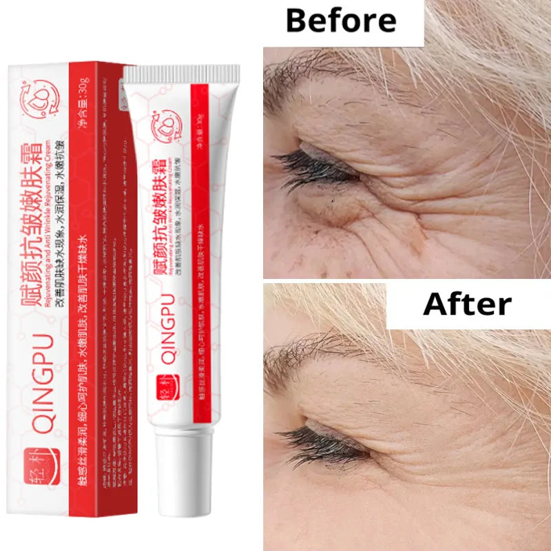 Instant Wrinkle Remover Face Cream Anti Aging Firming Lifting Fade Fine Lines Whitening Moisturizing Brighten Tighten Skin Care Qme 1pc