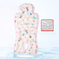 Stroller Cooling Pad Foldable Breathable Car Seat Liner Cotton Summer Travel Newborn Baby for Car Seat Stroller Outdoor Use Qme Other pink deer Four Seasons