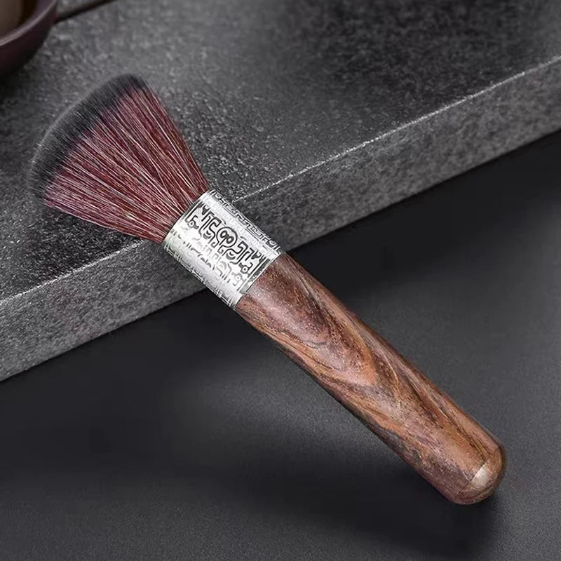 Wooden Espresso Black Coffee Powder Washing Brush For Coffe Filter Maker Barista Cleaning Grinder Cafe Tools Qme Silver