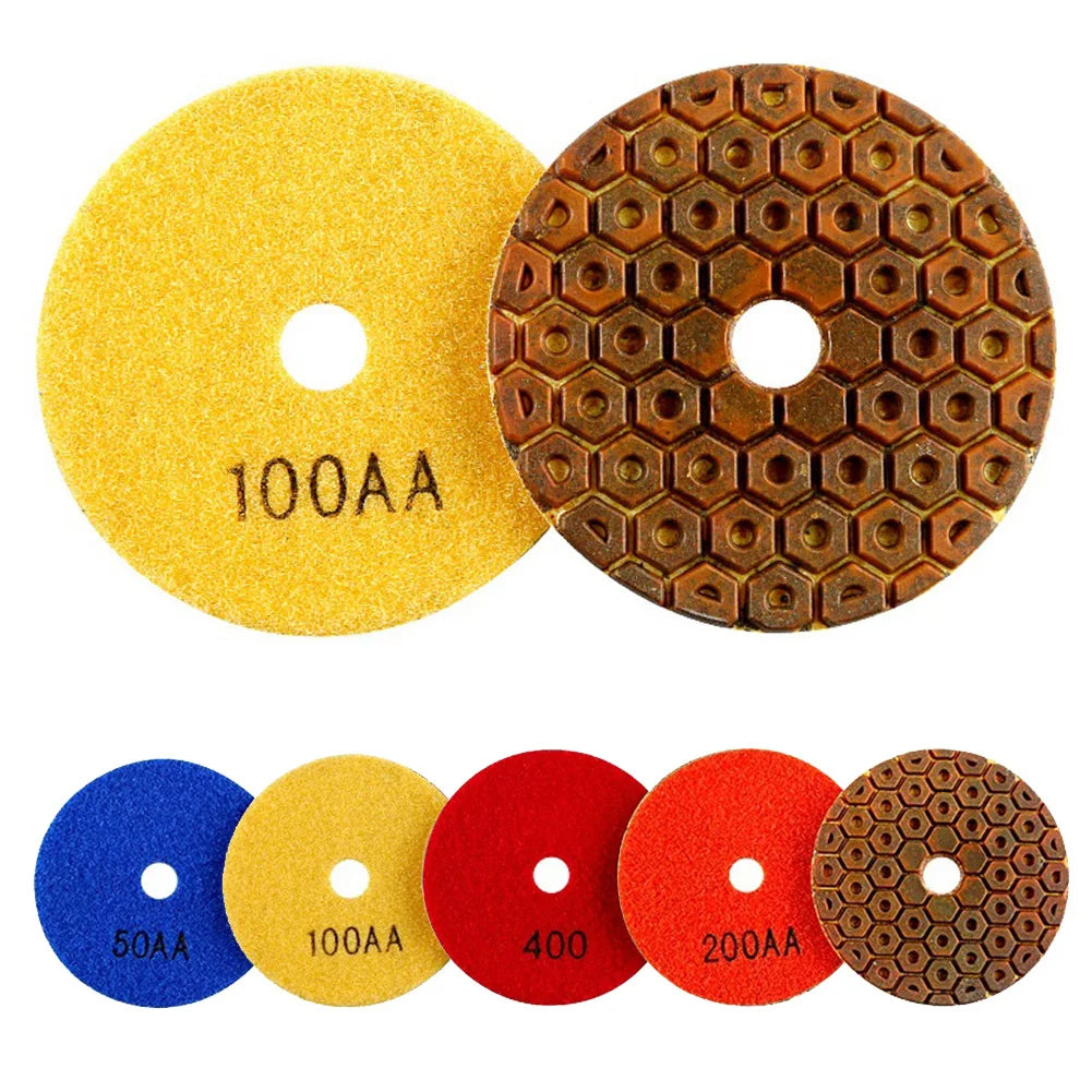 Polishing Pads Copper Bond Wet Pad Granite Marble Concrete Floor Qme