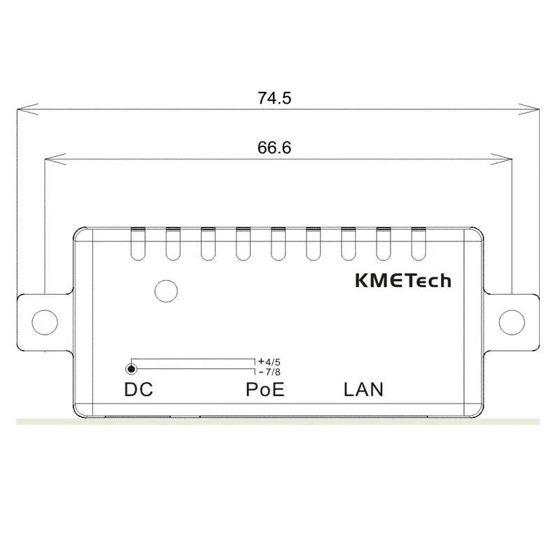 10pcs 1000Mbps 5V 12V 24V 48V/1A POE Injector Power Splitter for IP Camera POE Adapter Module Surveillance Accessories Qme