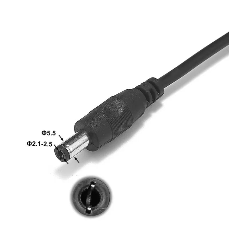 10M DC Extension Cable Monochrome LED Strip DC Male Female Connector Power Line Security Wire for Lighting Qme