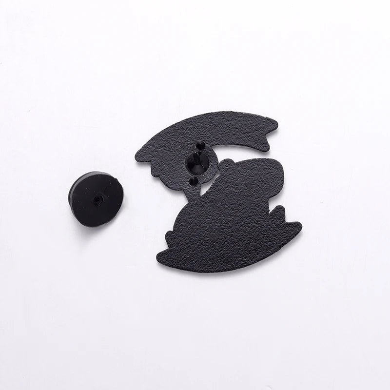 Don't Worry Be Cappy Enamel Pins Badge Backpack Brooch Lovely Animals Cartoon Capybara Lapel Wholesale Accessories Kids Hat Gift Qme