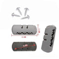2 4 8 Sets 3 Digits Luggage Lock Zinc Alloy Catch Plastic Frosted Qme Grey B 4pcs