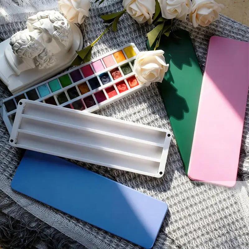 Ideal Watercolor Box Gouache Acrylic Artists Multipurpose Half Full Qme