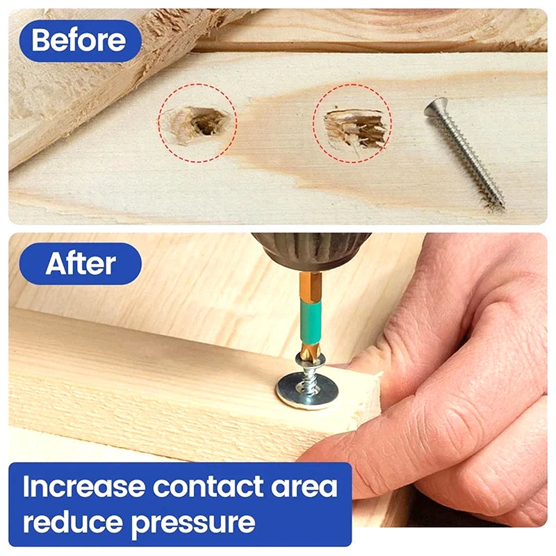 ^180Pcs Stainless Steel Washers O Ring Fasteners Gasket Set Assortment Kits M2 M2.5 M3 M4 M5 M6 M8 M10 Flat Washer Grommets Qme