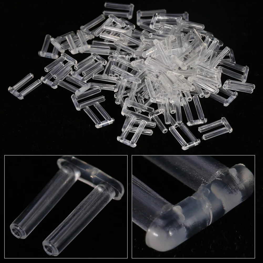 Glasses Accessories 3 Types New Plastic Compression Sleeves for Rimless Glasses Accessories Tools Glasses Sleeves Tool Qme