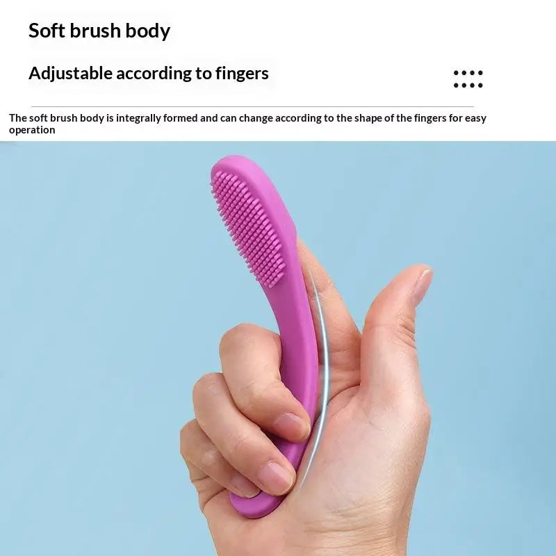 Portable Pet Oral Dental Cleaning Supplies Tools Finger Toothbrush Qme