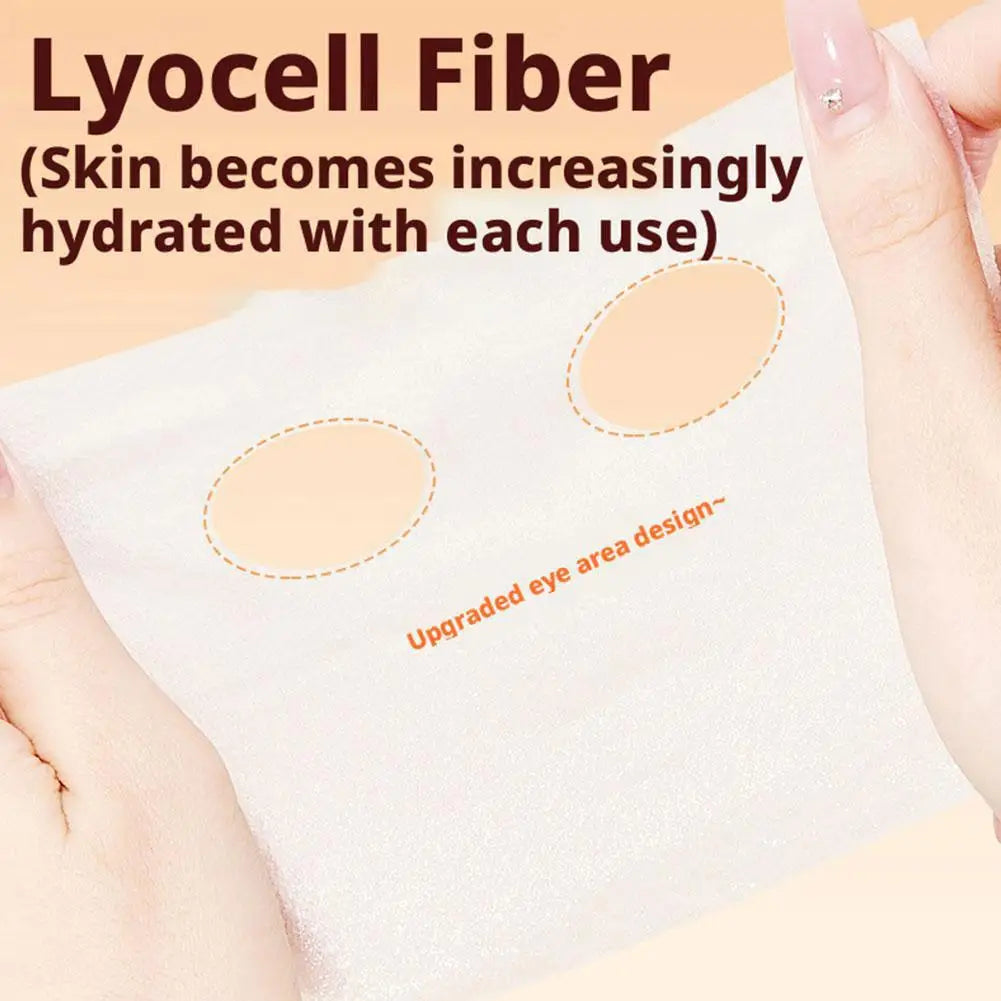Stretchable Wet Compress Cotton Pads Face Efficiency Disposable Qme
