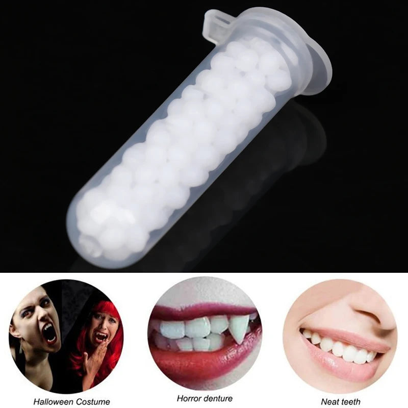 Teeth Gaps False Solid Glue Temporary Fake Tooth Fangs Dentures Props Qme
