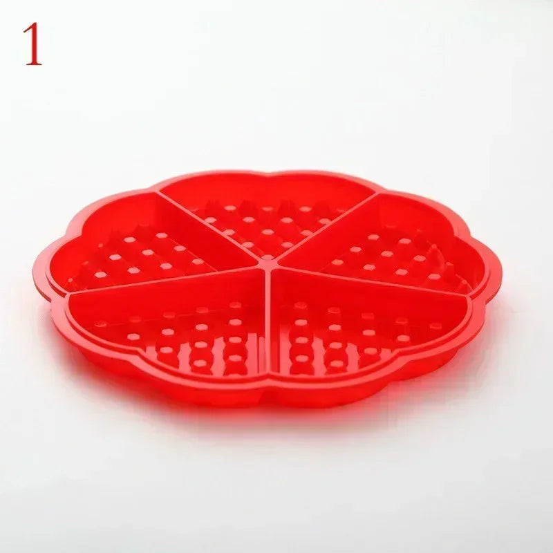 Waffle Mold Silicone Cake Mould Chocolate Bread Kitchen Baking Molds Mold Non-stick Muffin Mould Cookie Cooking Tools Accessory Qme 1