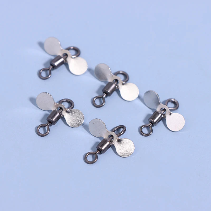 Plug Casting Fishing Propeller Blade Turbo Spinner Blades DIY Lure Qme