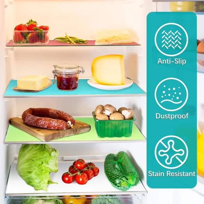Refrigerator Mat Waterproof Washable Mildew-proof Oil Cabinet Drawer Qme