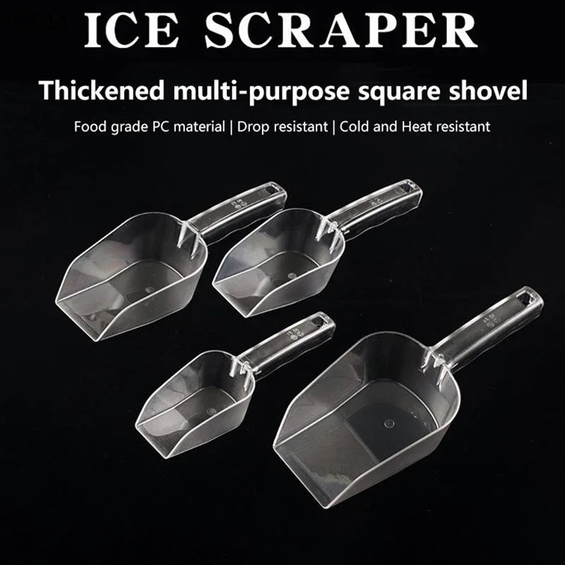 Bar Buffet Favor Party Ice Sugar Sweets Candy Clear Acrylic Scoops Qme