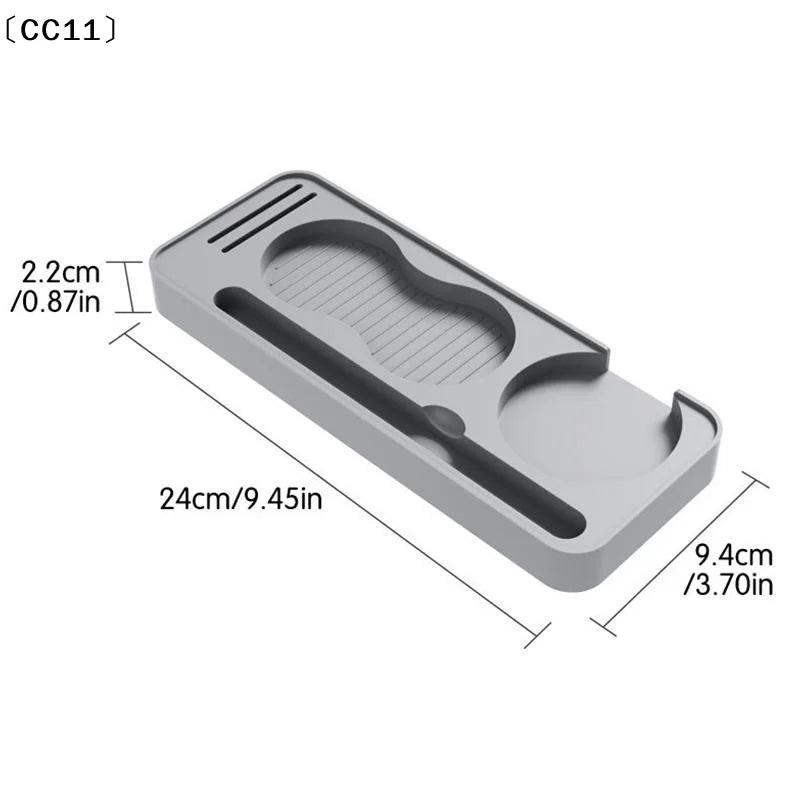 Non Slip Silicone Coffee Tamper Pad Storage Holder Espresso Tools Qme
