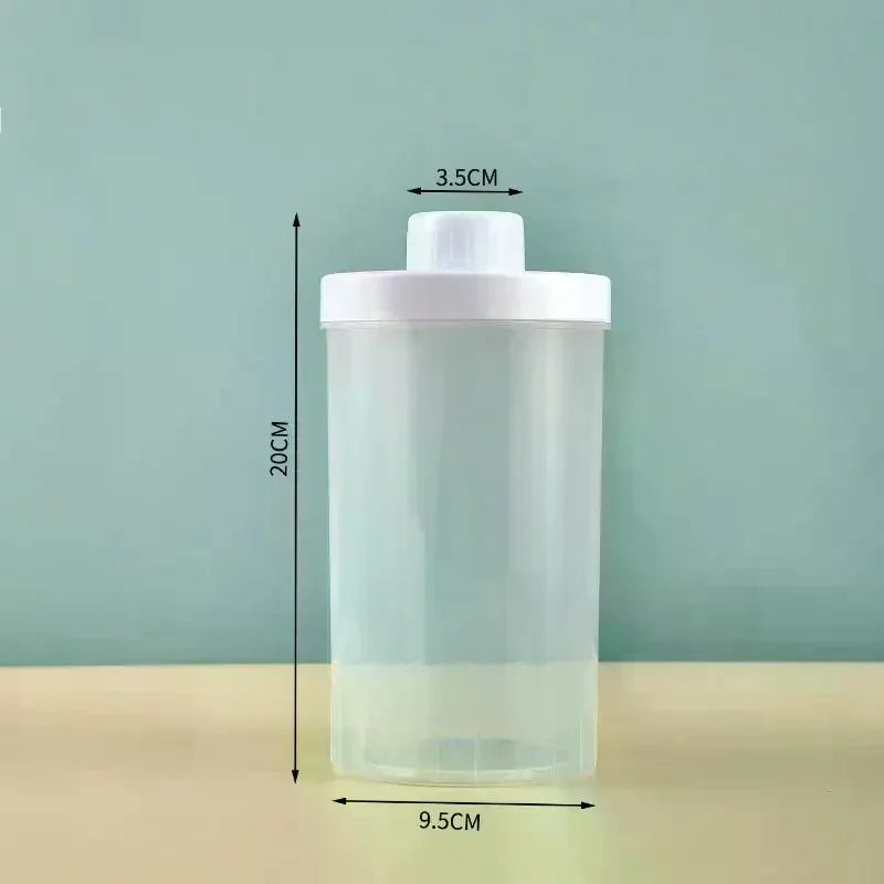 Syrup Dispenser For Coffee Bar Plastic Syrup Empty Bottles Dispenser Bottle With Lid Kitchen Container Multi-Function Qme