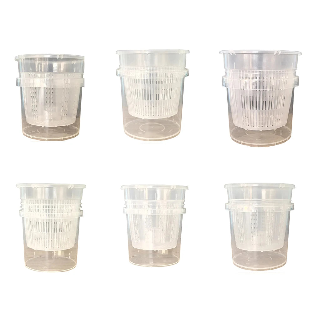 1pcs 11/14/16CM Plastic Flower Pot Self-Watering Phalaenopsis Orchid Pots For Easy Plant Care And Maintenance Garden Tools Qme