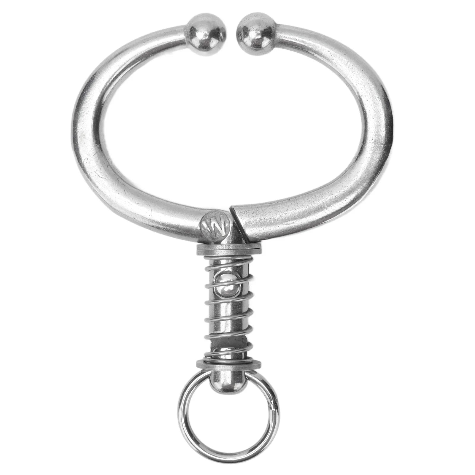 Stainless Steel Spring Type Bull Nose Ring Punch Free Cattle Nose Ring Livestock Traction Breeding Supplies for Cattle Farm Qme Tuba