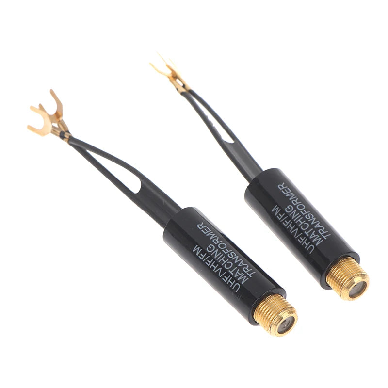 2 5 Transforme 75 Ohm 300 Adapter UHF VHF FM Antenna Transformer Qme