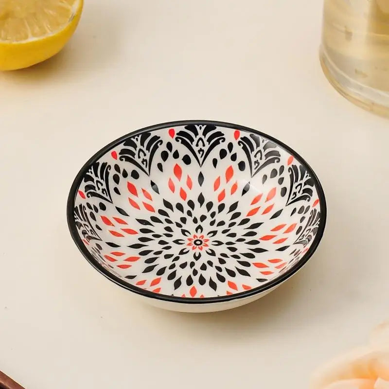 Picnics Ceramic Condiment Dishes Bohemian Plates Sauce Suitable Qme A7