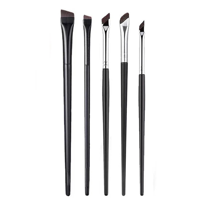 Professional Thin Angled Liner Eye Brush Brow Contour Makeup Brushes Qme
